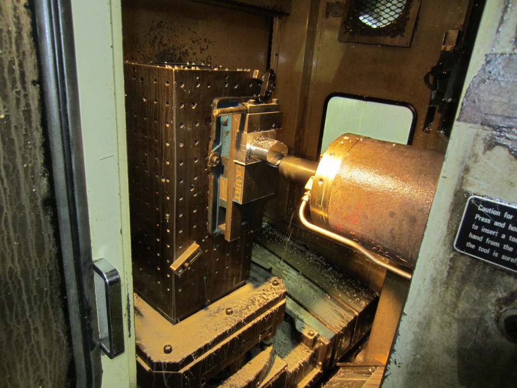 Mitsui-Seiki #HS-5A, 24.8" x 24.8"pallets,.001 deg,Fanuc 15M, 180 automatic tool changer,thru spindle - Image 7