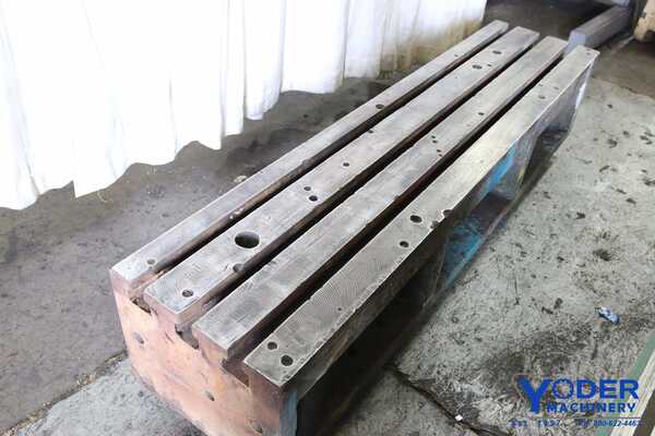 Riser Block, Cast Iron, T-slot, 77" L x 18" W x 15" H, #17606 - Image 7
