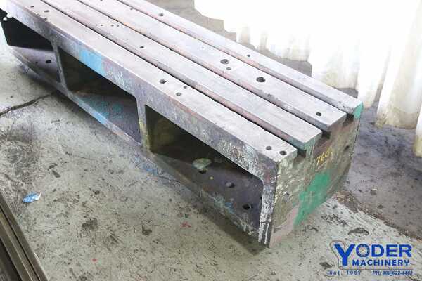 Riser Block, Cast Iron, T-slot, 77" L x 18" W x 15" H, #17606 - Image 10