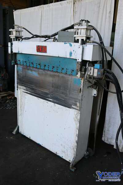 .02" -.034" x 4' RBI #G-12S-48, hydraulic shear and runout cut, 1987, #69019 - Image 1