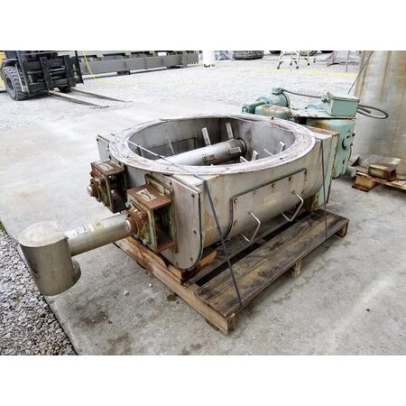 Acrison #BDF-3-1/2, Stainless Steel bin discharger volumetric feeder, tandem agitators, 1 HP, #15418 - Image 2