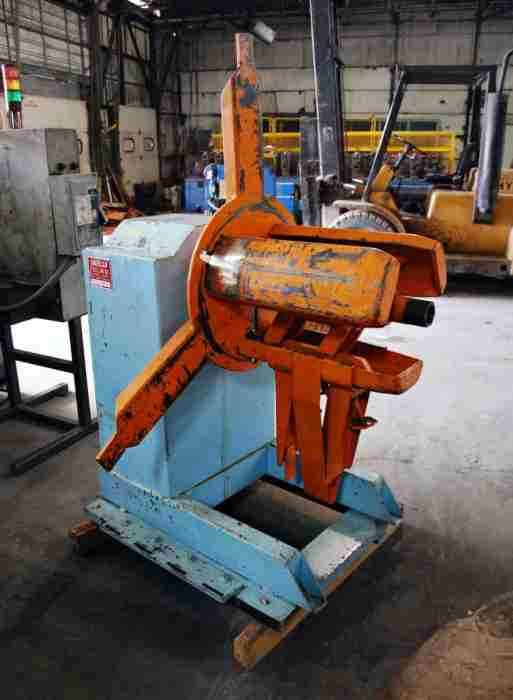 2500 lb. American Steel Line #60, single uncoiler, 18" wIdth, 60" outside dimensions, 16"-20" ID, #3584 - Image 2