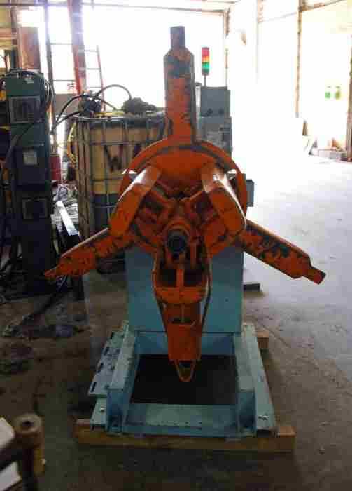 2500 lb. American Steel Line #60, single uncoiler, 18" wIdth, 60" outside dimensions, 16"-20" ID, #3584 - Image 3