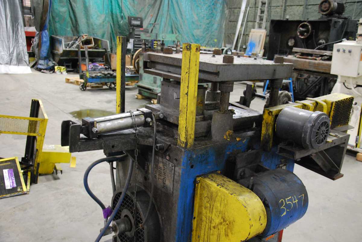 18 Ton, Michigan Roll Form #CO-200-4P, 4-post cut-off press, 3 stroke, #3547 - Image 2