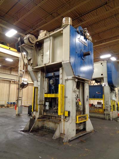 600 Ton, Minster #E2-600-48-36, straight side double crank, 10" stroke, 26" Shut Height,Link 501 Control, 25 - Image 10