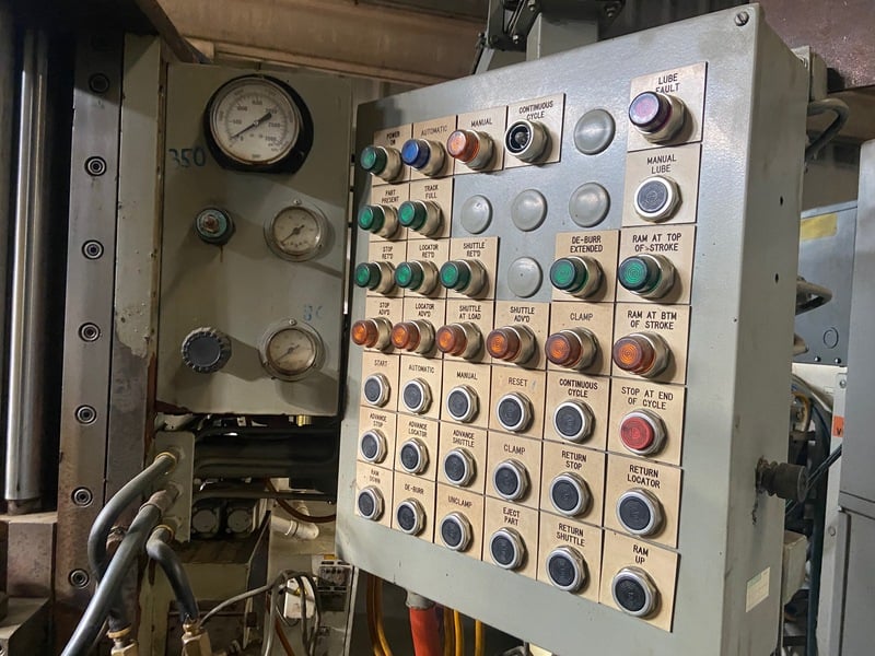 2 Ton x 24" stroke, Astro #AVB-24-2-70, vertical hydraulic broach, prog.controller, #14669 - Image 2