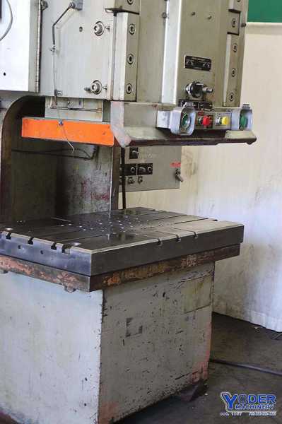 150 Ton, Pacific #150PF-OBS Pressformer, C-frame hydraulic brake, 10" stroke, 31" between housing, 1980 - Image 3