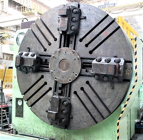 147" x 590" Froriep heavy duty, 2-carriages,.33-75 RPM, 120 ton capacity, 160 HP, #29121 - Image 3