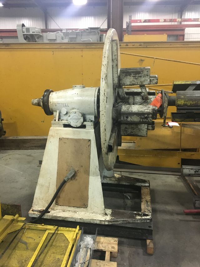 4000 lb. Littell #40-12, non-powered reel, 12" width, 60" outside dimensions, 15"-20" ID, manual expansion - Image 4