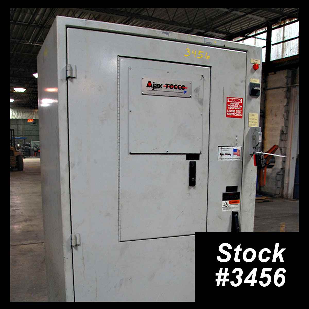 100 KW Ajax Tocco #100-3/10T-08H, annealer, 2" W x 36" L, Encur exchangers, 2006, #3456 - Image 1