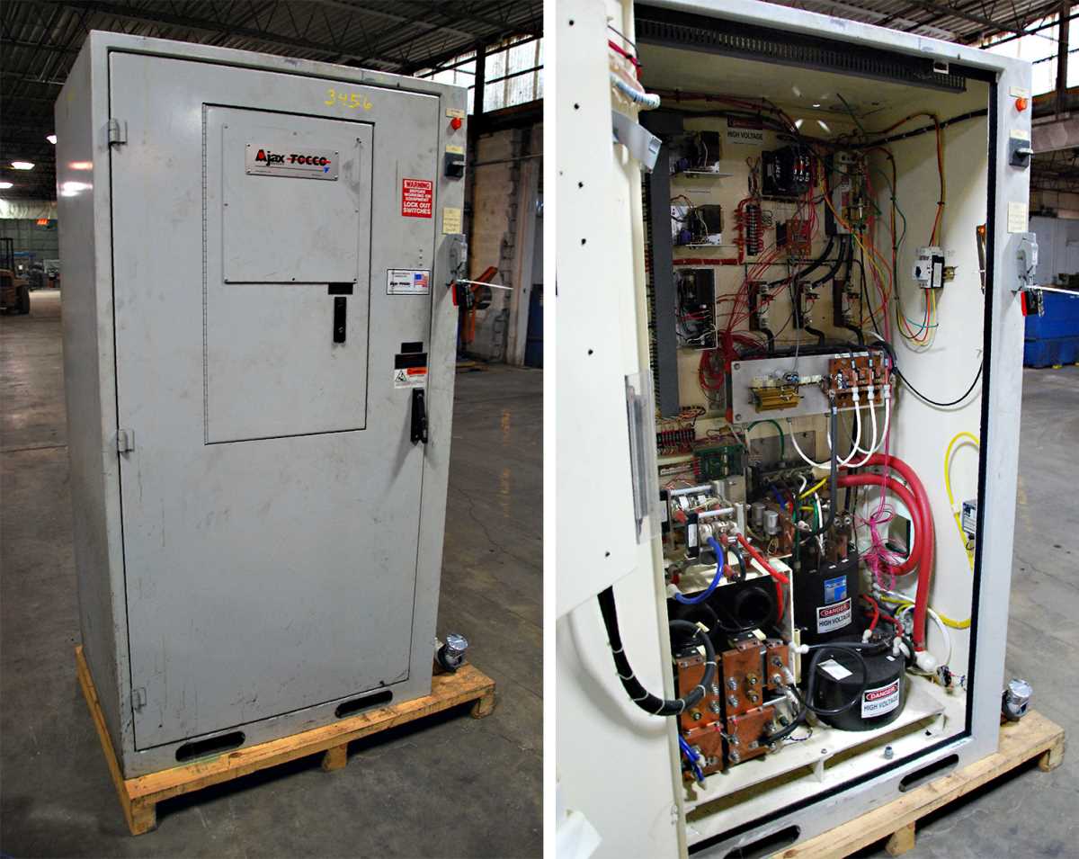 100 KW Ajax Tocco #100-3/10T-08H, annealer, 2" W x 36" L, Encur exchangers, 2006, #3456 - Image 2