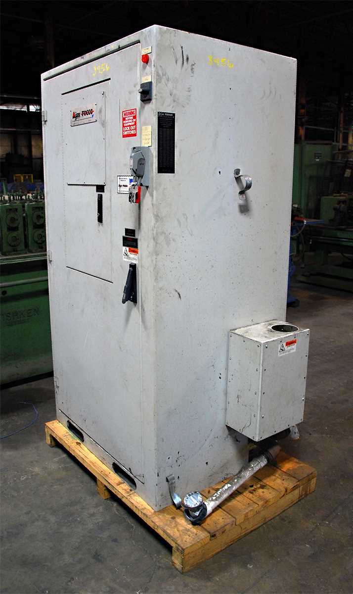 100 KW Ajax Tocco #100-3/10T-08H, annealer, 2" W x 36" L, Encur exchangers, 2006, #3456 - Image 3