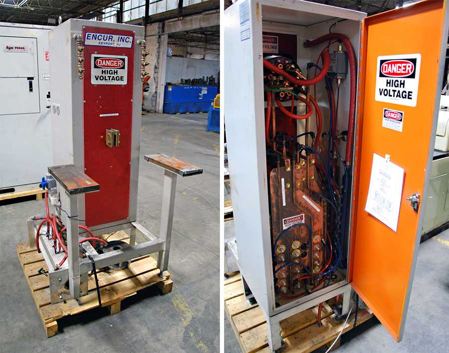 100 KW Ajax Tocco #100-3/10T-08H, annealer, 2" W x 36" L, Encur exchangers, 2006, #3456 - Image 6