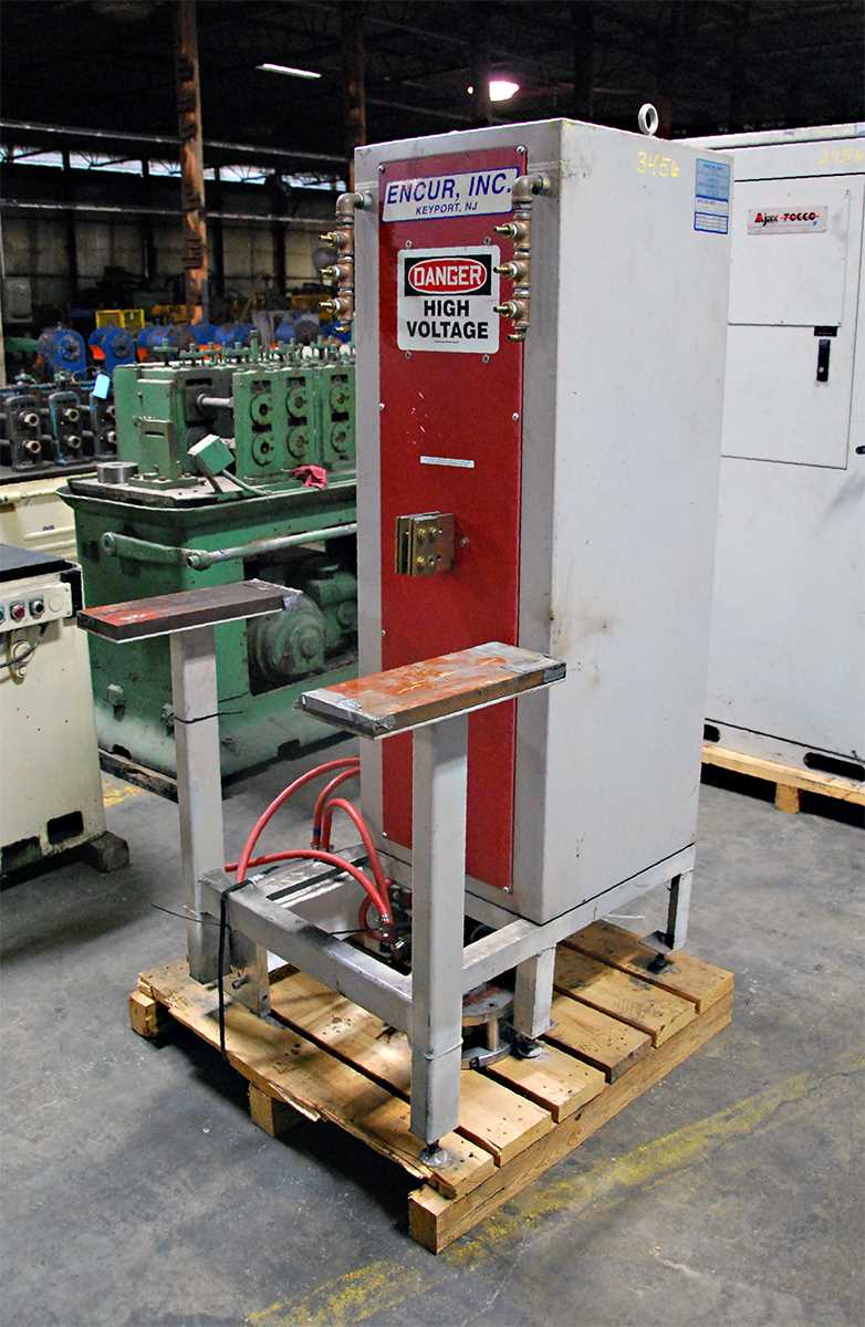 100 KW Ajax Tocco #100-3/10T-08H, annealer, 2" W x 36" L, Encur exchangers, 2006, #3456 - Image 7