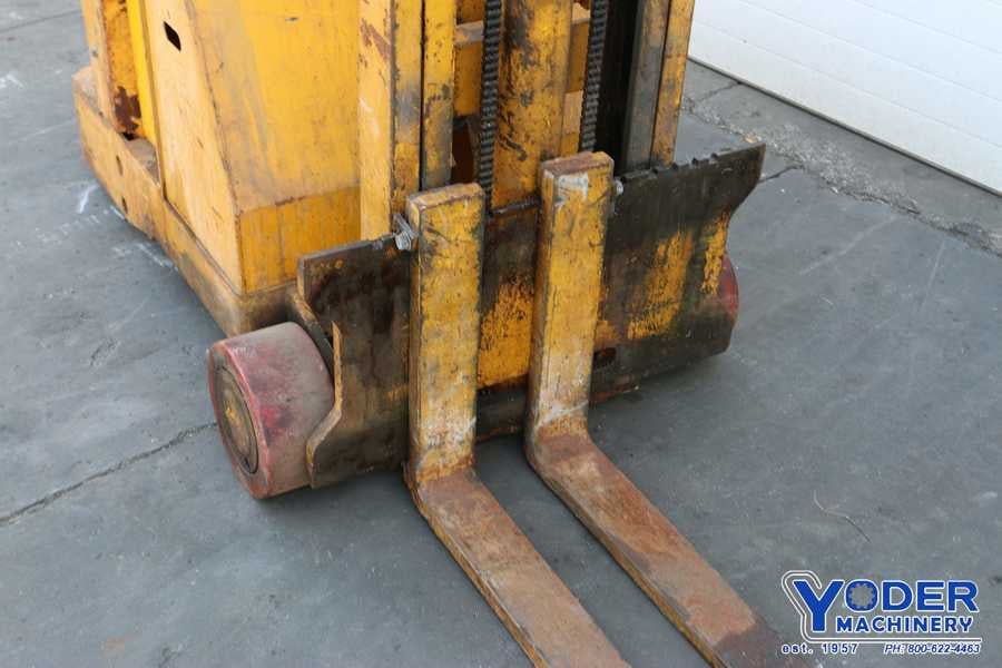 1000 lb. Barrett #TTG-10-TL, power walk behind forklift, 3' 6" L fork, #70814 - Image 3