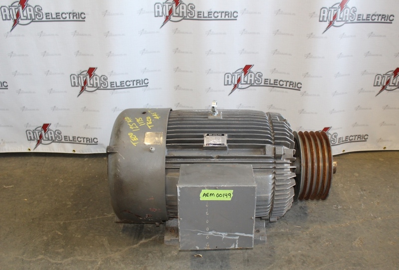 125 HP 1175 RPM Teco, Frame 445T, TEFC, 12 lead, 230/460 Volts - Image 1