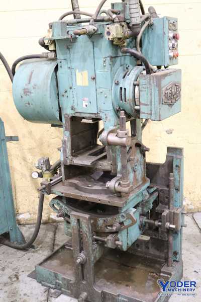 18 Ton, Tishken #COT-6 Cutomatic cut off press, 2 stroke, air clutch, 4-post, 1978, #70959 - Image 2