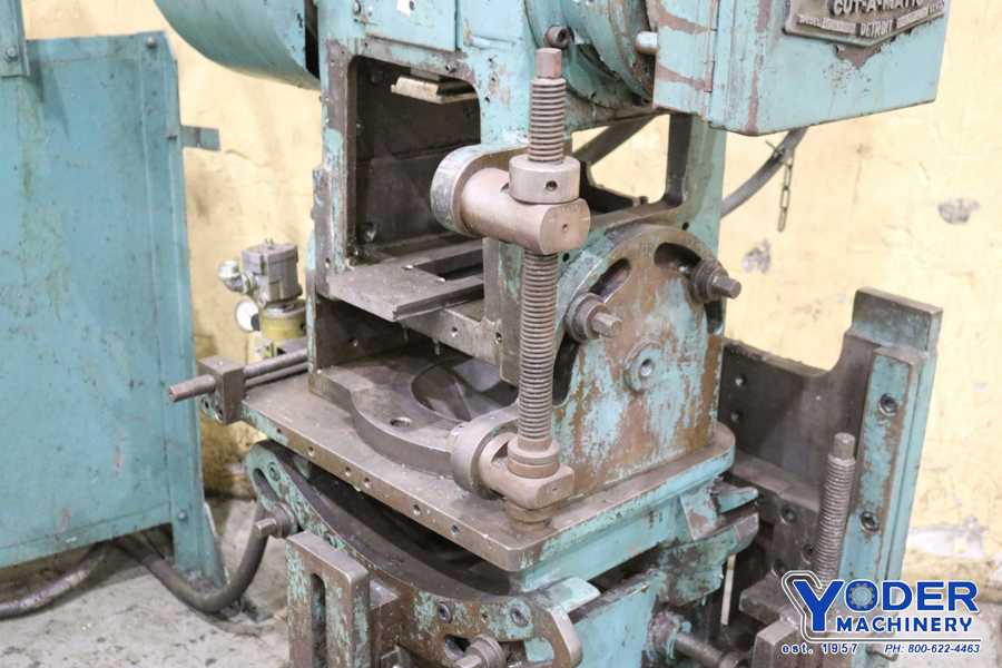 18 Ton, Tishken #COT-6 Cutomatic cut off press, 2 stroke, air clutch, 4-post, 1978, #70959 - Image 5