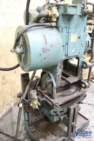 18 Ton, Tishken #COT-6 Cutomatic cut off press, 2 stroke, air clutch, 4-post, 1978, #70959 - Image 9