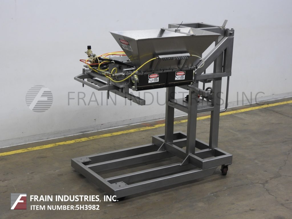 Hinds Bock #6P-08, automatic, 6 head, air operated piston filler, rotary shut-off pneumatic package, e-stop - Image 5