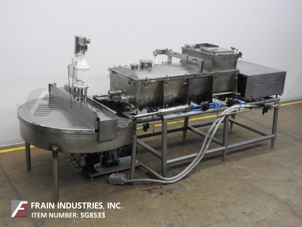 Koss Industrial #M-T15-1500, Batch Cooking System, twin screw, 316 Stainless Steel, direct steam - Image 1