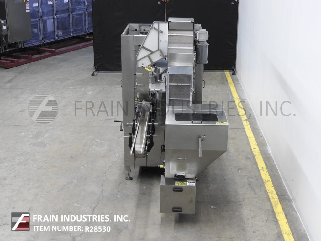Resina #N51HES-12, single head, Stainless Steel, right to left, chuck capper with capacity elevator, rated - Image 3