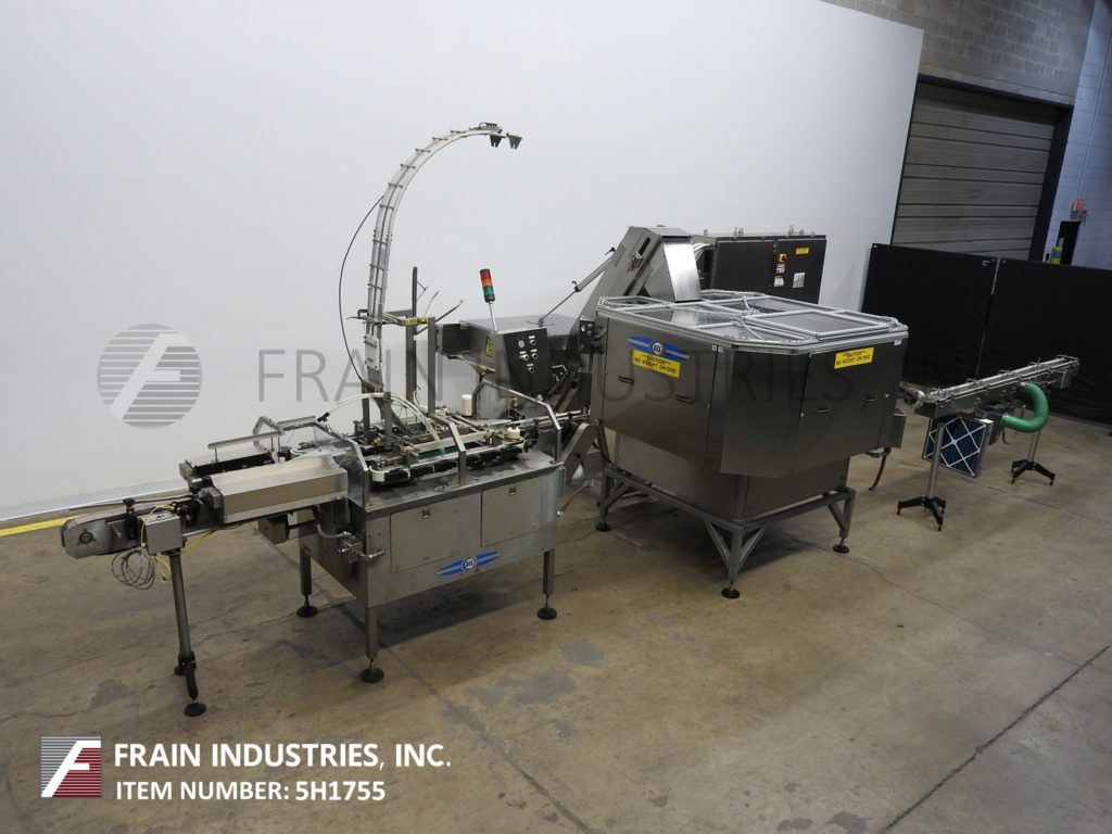 Del Packaging #ASRL-CC-401, automatic, Stainless Steel, inline overlidder with inclined cleated & centrifugal - Image 5