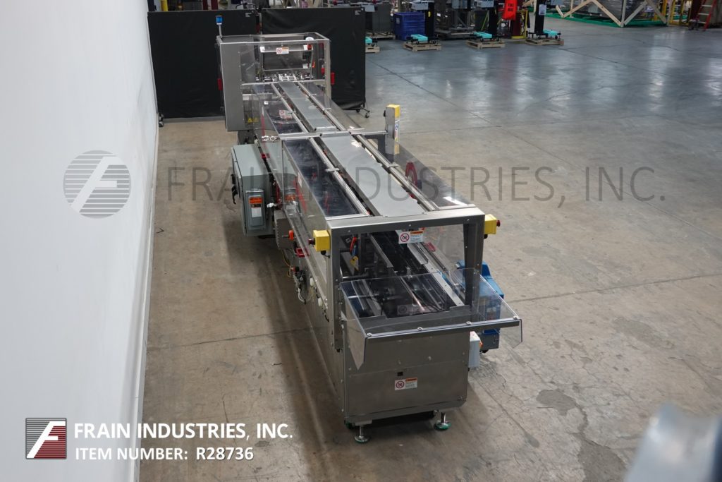 Adco #15D105-IM, semi-automatic, horizontal, intermittent motion, Nordson Problue hot melt glue cartoner - Image 2
