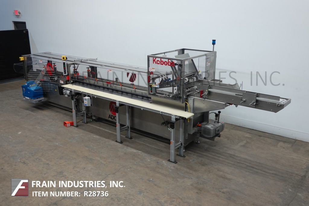 Adco #15D105-IM, semi-automatic, horizontal, intermittent motion, Nordson Problue hot melt glue cartoner - Image 4