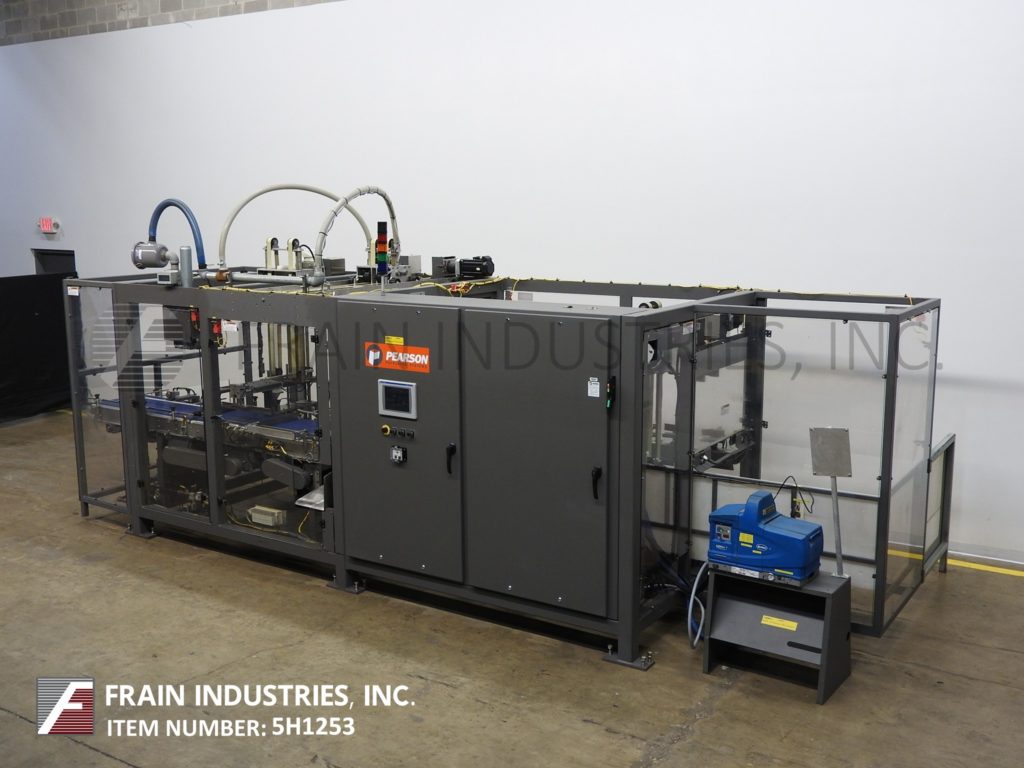 Pearson #GTL-AN1, automatic, all in one, pick and place, case or tray erector, top load packer, hot melt glue - Image 5