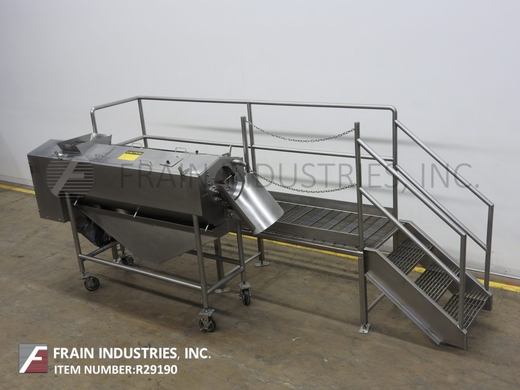 Magnuson #WSO3060, Stainless Steel, brush style, washer, scrubber, peeler, 8000 product/hour, A/B vari-speed - Image 1
