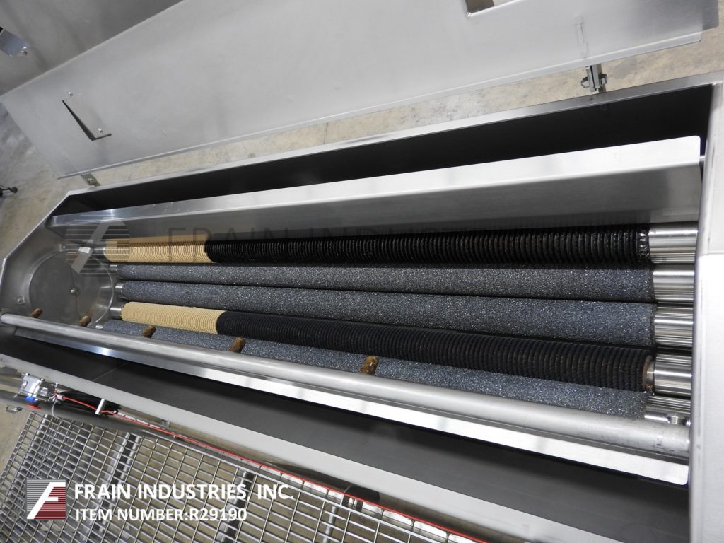 Magnuson #WSO3060, Stainless Steel, brush style, washer, scrubber, peeler, 8000 product/hour, A/B vari-speed - Image 2