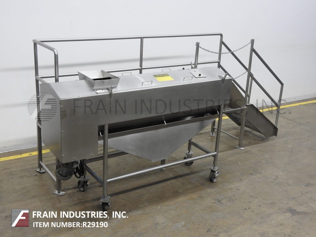Magnuson #WSO3060, Stainless Steel, brush style, washer, scrubber, peeler, 8000 product/hour, A/B vari-speed - Image 5