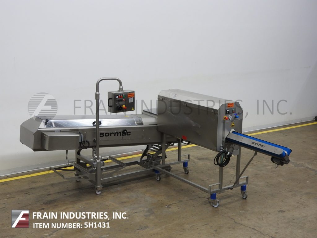 Sormac #KP60/WOS1A, peeler, topper and segmentor system, rated from 75-85 pieces per minute (2 available) - Image 1