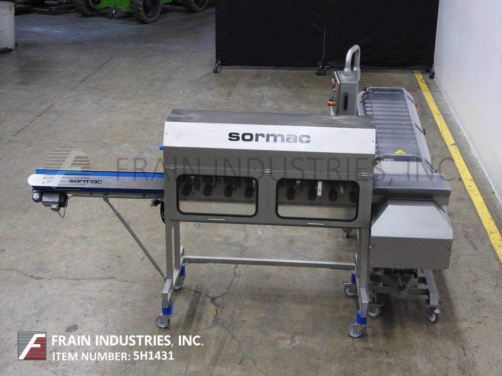 Sormac #KP60/WOS1A, peeler, topper and segmentor system, rated from 75-85 pieces per minute (2 available) - Image 4