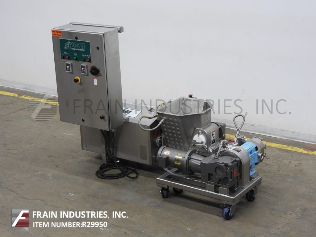 Ram Equipment Inc. / Moline, jacketed stainless steel auger & pump feeding syst - Image 1