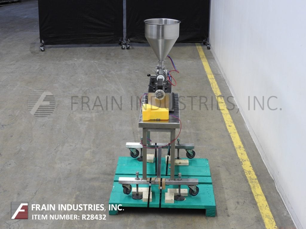 Volumetric Technologies, semi-automatic, 316 Stainless Steel, single head, table top piston filler, with - Image 4