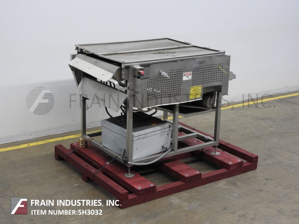 MP Equipment #CO39, endless media filter, 36" wide mesh filter screening belt with scrapper blade (2 - Image 1