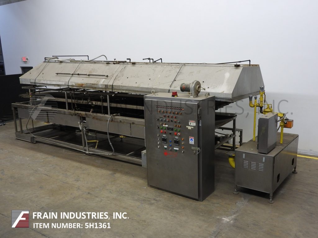 Moline, continuous, all Stainless Steel construction, direct gas fired, hot oil circulating, floating donut - Image 1