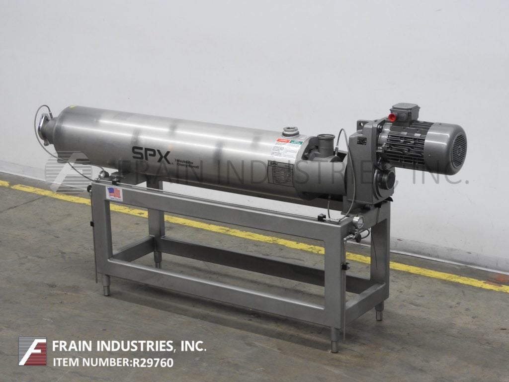 9 sq.ft., 600 psi shell, 250 psi, SPX, Cherry Burrell, Waukesha #6 x 72, Stainless Steel scrape surface heat - Image 5