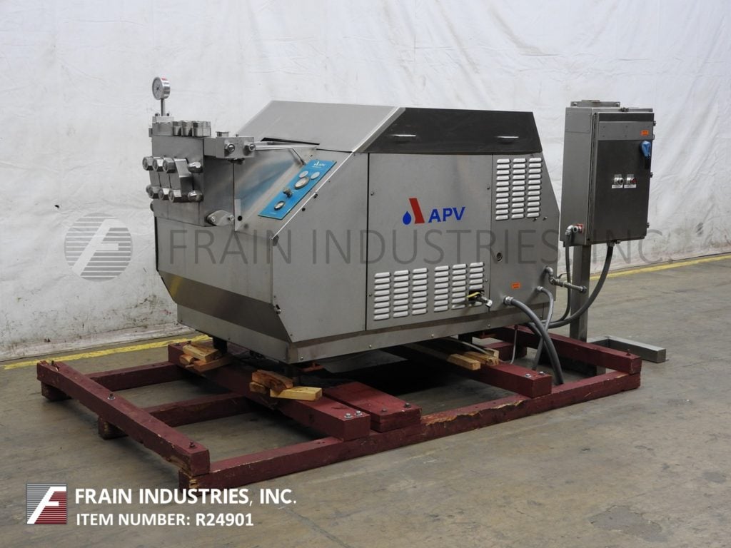 Gaulin #MS18-2.5TBS 2200, single stage, Stainless Steel homogenizer, up to 1600 gallons per hour, 2200 psi - Image 1