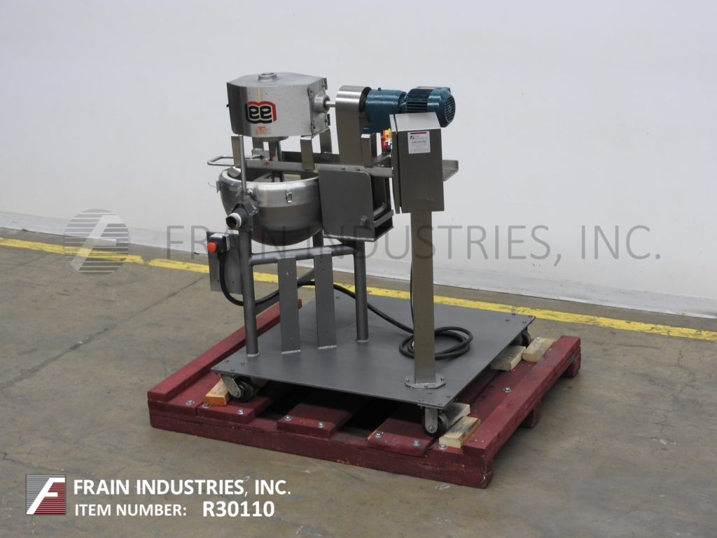 5 gallon Lee #5CD9MT, 316 Stainless Steel jacketed double motion kettle, 16" diameter x 10" deep, 40 psi - Image 5