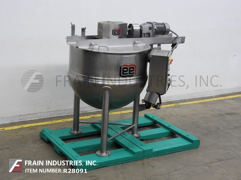 Lee #150D9MT, 316 Stainless Steel jacketed kettle, 42" diameter x 34" deep, 90 psi, 2-1/2" OD/2" ID tri-clamp - Image 5