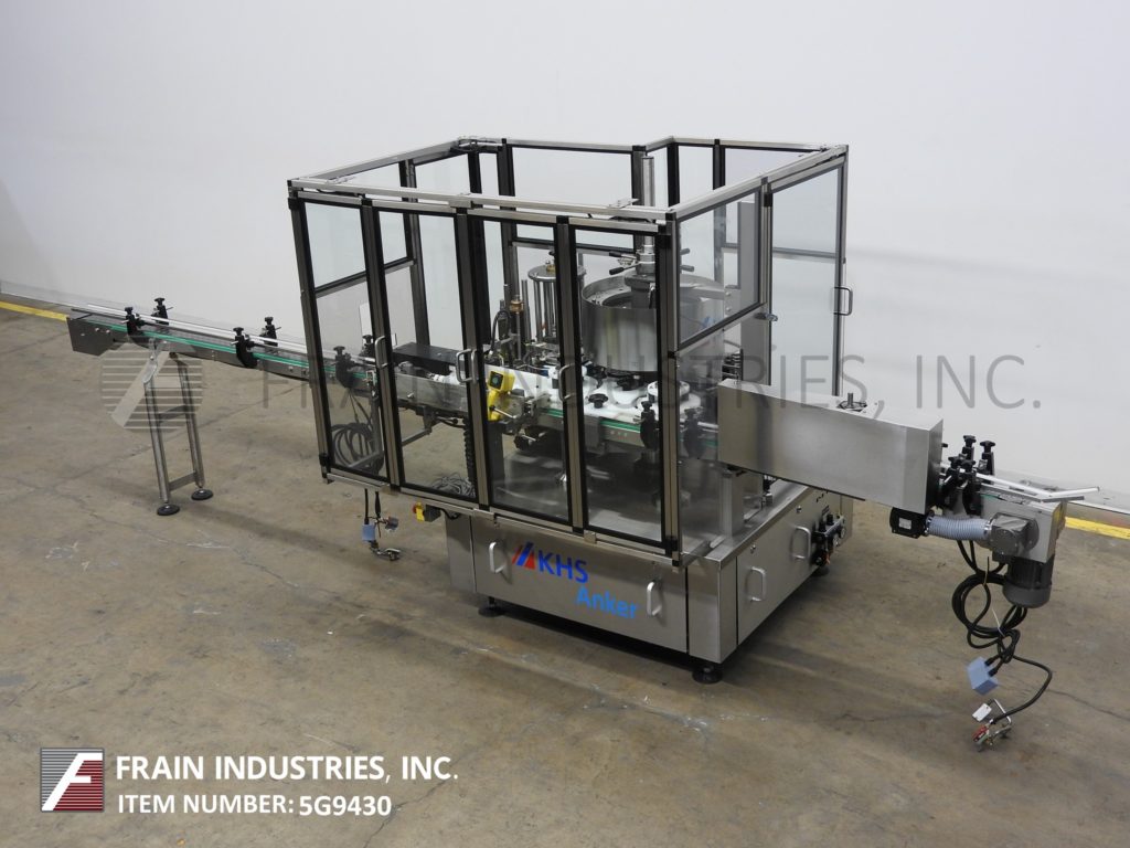 Anker #Roland-8/4, fully automatic 8-head wra, spot or neck cold glue labeler for pre-cut labels, 35-150 - Image 1