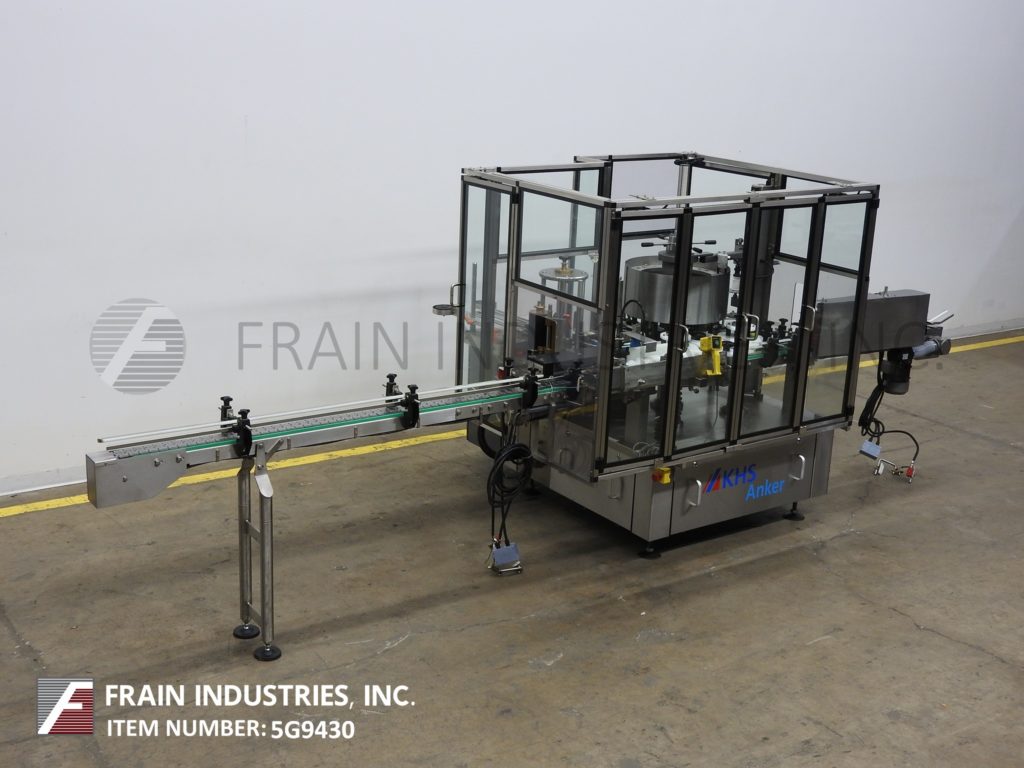 Anker #Roland-8/4, fully automatic 8-head wra, spot or neck cold glue labeler for pre-cut labels, 35-150 - Image 5