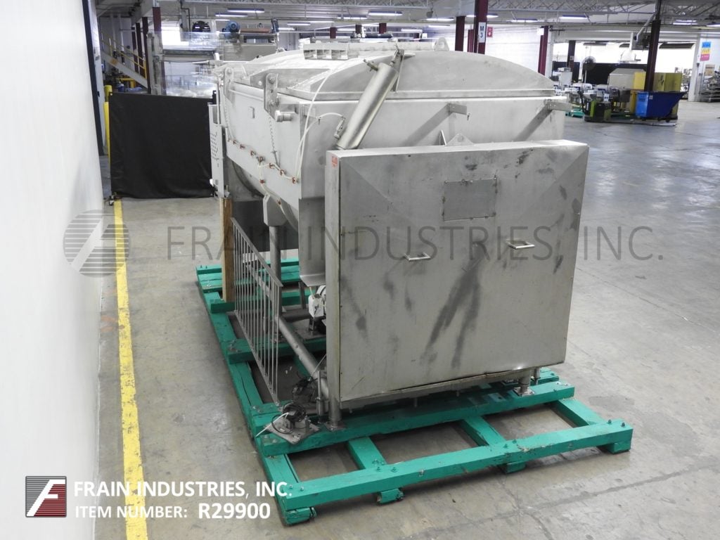 150 cu.ft. Mepaco #170, 304 Stainless Steel dual trough ribbon blender, 102" L x 64" W x 44" D trough, 20 HP - Image 4