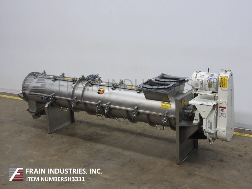 Scott #TB1610, Stainless Steel, continuous ribbon / paddle mixer, flip-up bolt down top access covers, 7-1/2 - Image 1