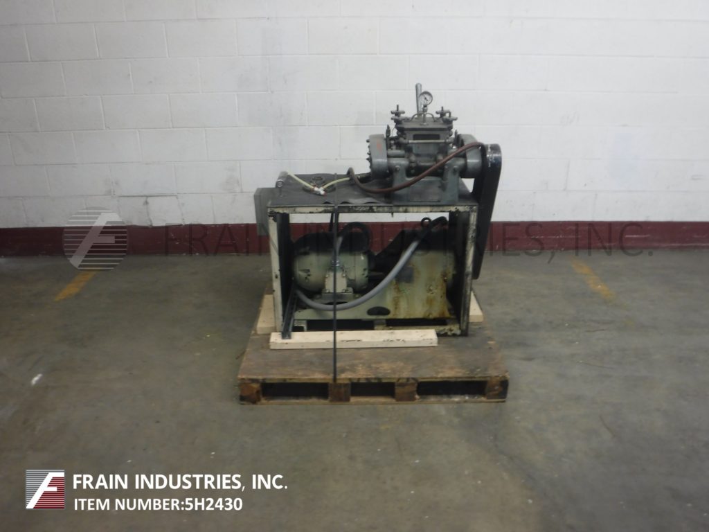 Baker / B P Process #3/4 Gal., jacketed, carbon steel, double arm, sigma blade mixer, 2 HP, 3/4 gallon - Image 4