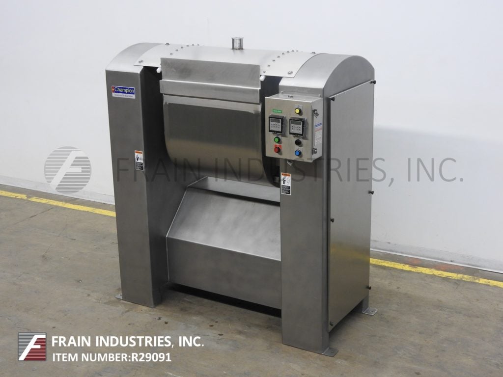Champion #2EXP-SA, high speed, 3-roller bar dough mixer, tilt style mixing chamber - Image 1