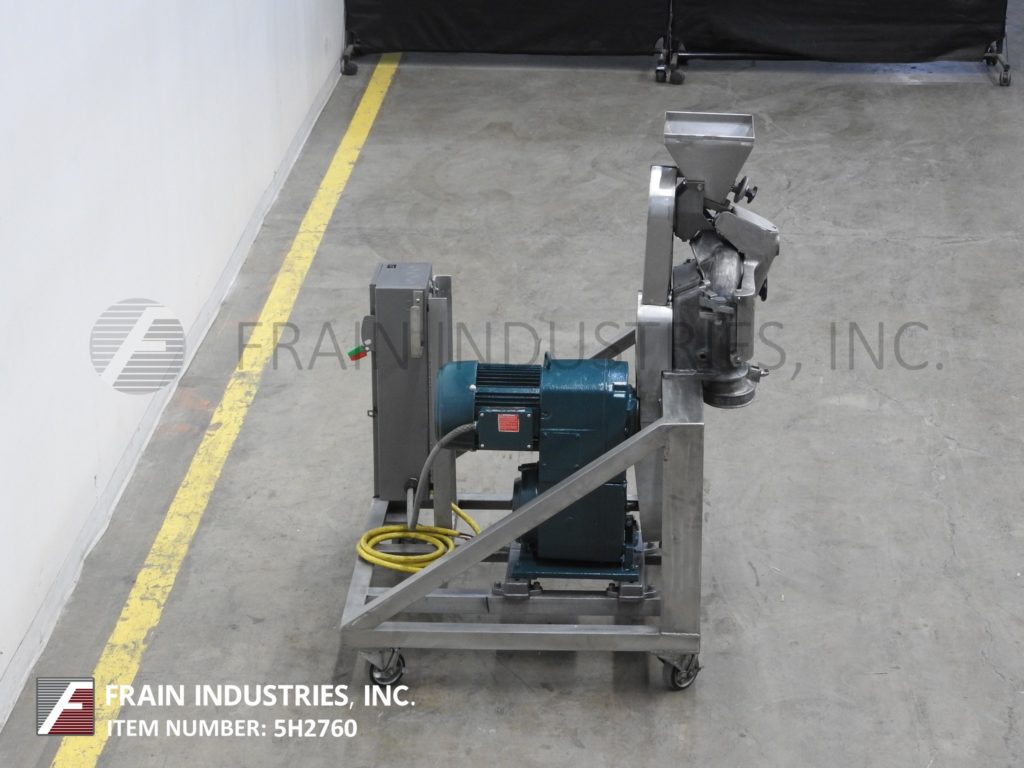 Alpine #160Z, compact, pin mill with Stainless Steel contact parts, 5 HP drive, 9-1/2" x 6-1/2" discharge - Image 4